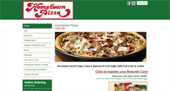 Desktop Screenshot of hometownpizza.com